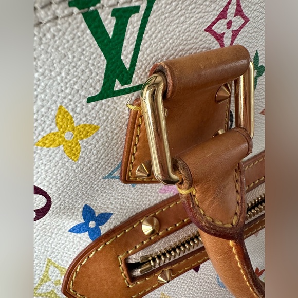 Louis Vuitton Takashi Murakami White Monogram Multicolore Alma - Picture 14 of 17